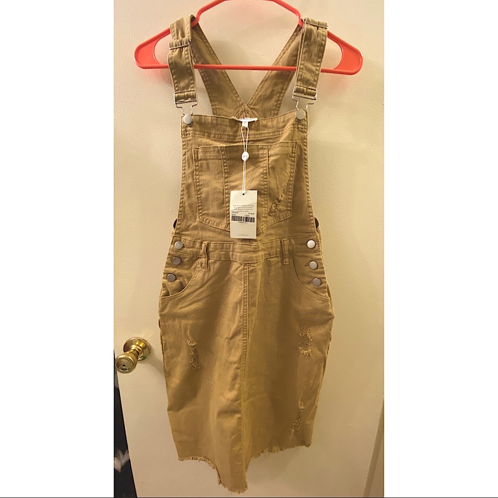 Bohme Overall Dress in Tan